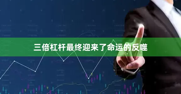 三倍杠杆最终迎来了命运的反噬