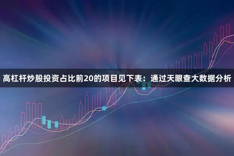 高杠杆炒股投资占比前20的项目见下表：通过天眼查大数据分析